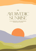 Cover of the Ayurvedic Sunrise e-book, a guide to a peaceful Ayurvedic morning